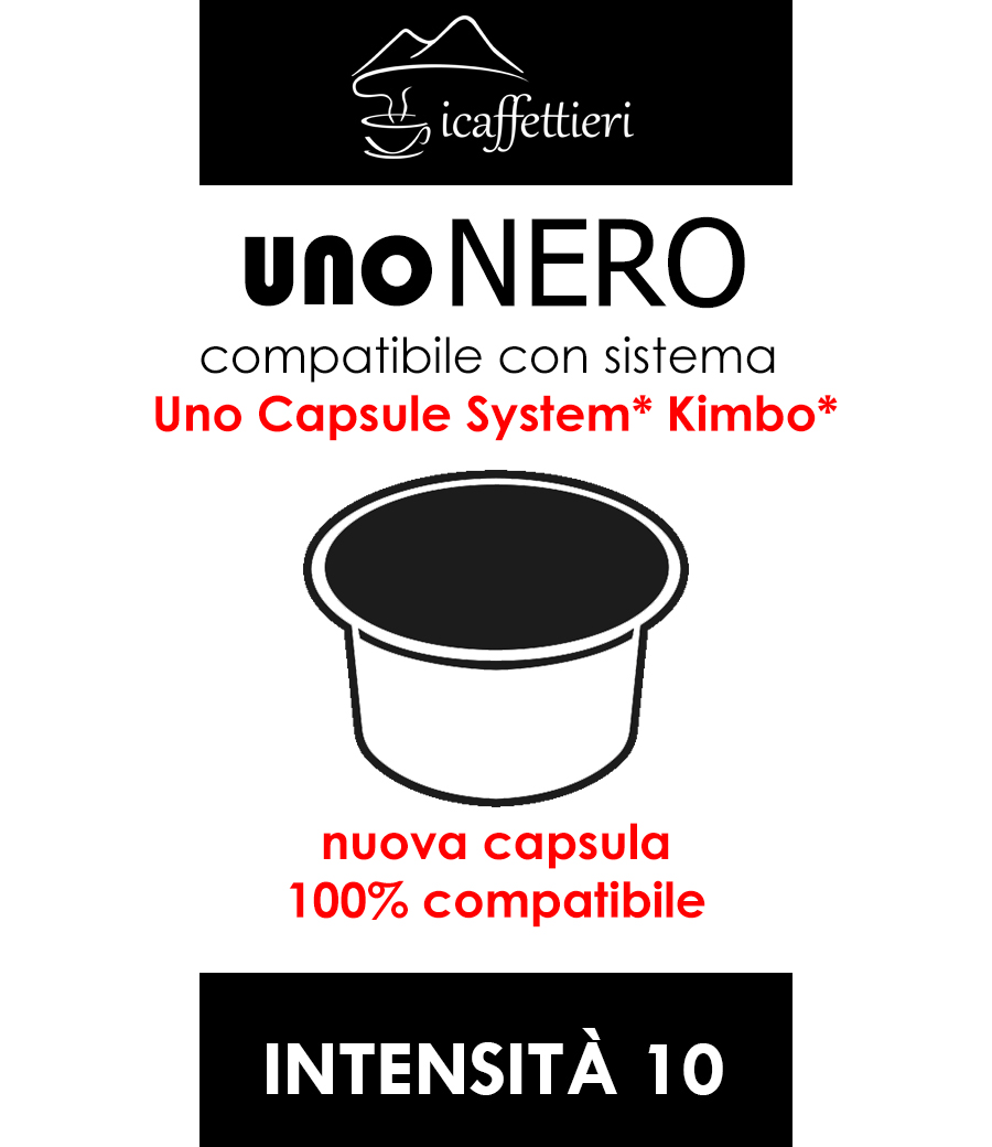 unoNero - capsule compatibili Uno System